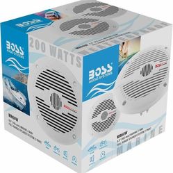 Set of 2
Boss Audio MR60W 200W 6-1/2" 2-Way Marine Speakers - Model # MR60W
Open Box - Untested !!