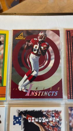 1997 pinnacle Jerry Rice #187