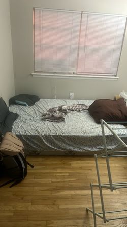 Hybrid queen size mattress and spring box