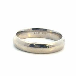 Woman’s Ladies 14k White Gold Wedding Band Ring Size 7 GP3081836