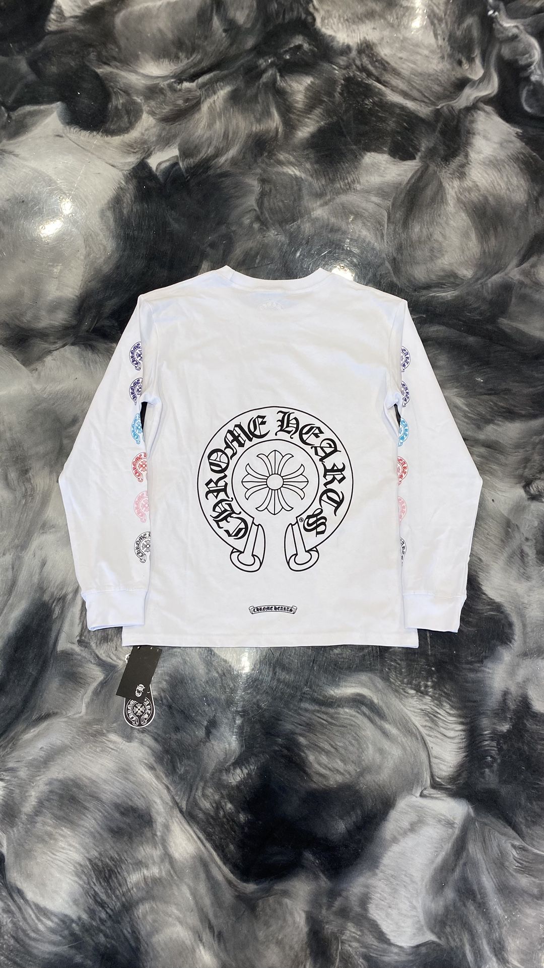 Multi Colored Ch Horseshoe Logo Medium Longsleeve