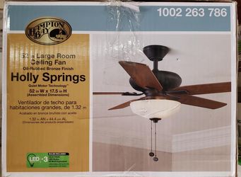 Hampton bay 52 inch Holly springs ceiling fan