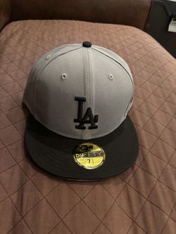 Los Angeles Dodgers New Era Two-Tone 59FIFTY Fitted Hat - Gray/Black