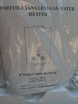 Propane tankless hot water heater