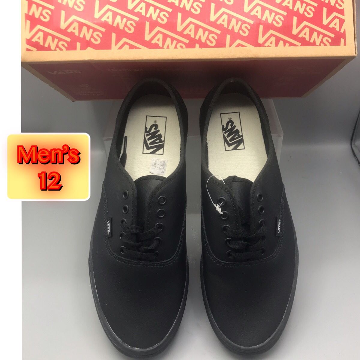 Vans Men's Chimo Pro Black Sneakers size 12