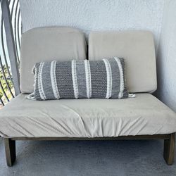 Modern outdoor loveseat