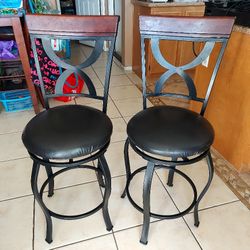 Spinable 360 Degree Counter Height Stool Chair