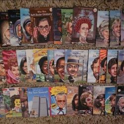 New (34) Scholastic Who/What/Where Paperback Series Books