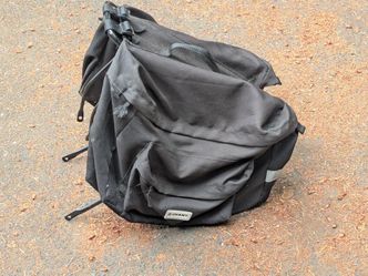 Giant Bicycle Rear Rack with Panniers