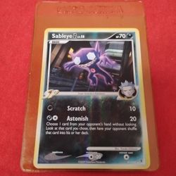 Rare Old 2009 Foil Pokemon - Sableye Card #41/147