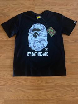 BAPE A Bathing Ape Black Tee Size Small