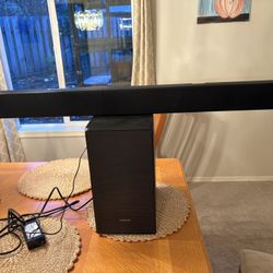 Samsung Subwoofer & Sound Bar