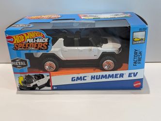 Hot Wheels Pull-Back Speeders GMC Hummer EV Factory Fresh Die Cast Truck