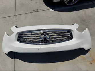 Fx35 front bumper moonlight white