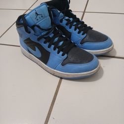 Blue & Black Air Jordan 1 Size 9.5 Mens