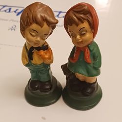 Vintage Set Of 2 Figures 