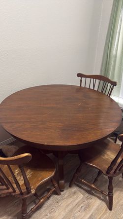 Dining Room Table with 3 Chairs