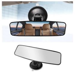 Suction Cup Rear View Mirror for Car,HD Wide Angle.   (U)