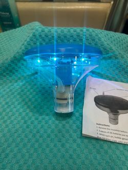 NEW!Floating pool light show & bubble generator. See description for features.