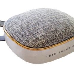 LSTN White Wanderlust Bluetooth Portable Speaker