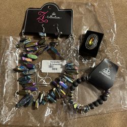 Zi Collection Necklace-ring-bracelet Set