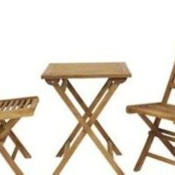 Sunnydaze Decor  3-Piece Brown Bistro Patio Set

