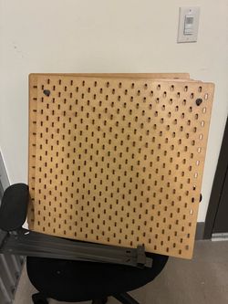 IKEA SKÅDIS Pegboard Organizers – Set of 4 – Natural Wood
