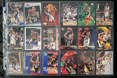 99 different Reggie Miller Basketball Cards