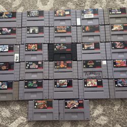 Super Nintendo Games 20 Each