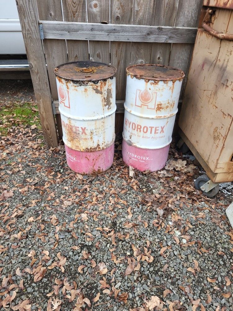 2 Drums one Transmission One Of Grease 