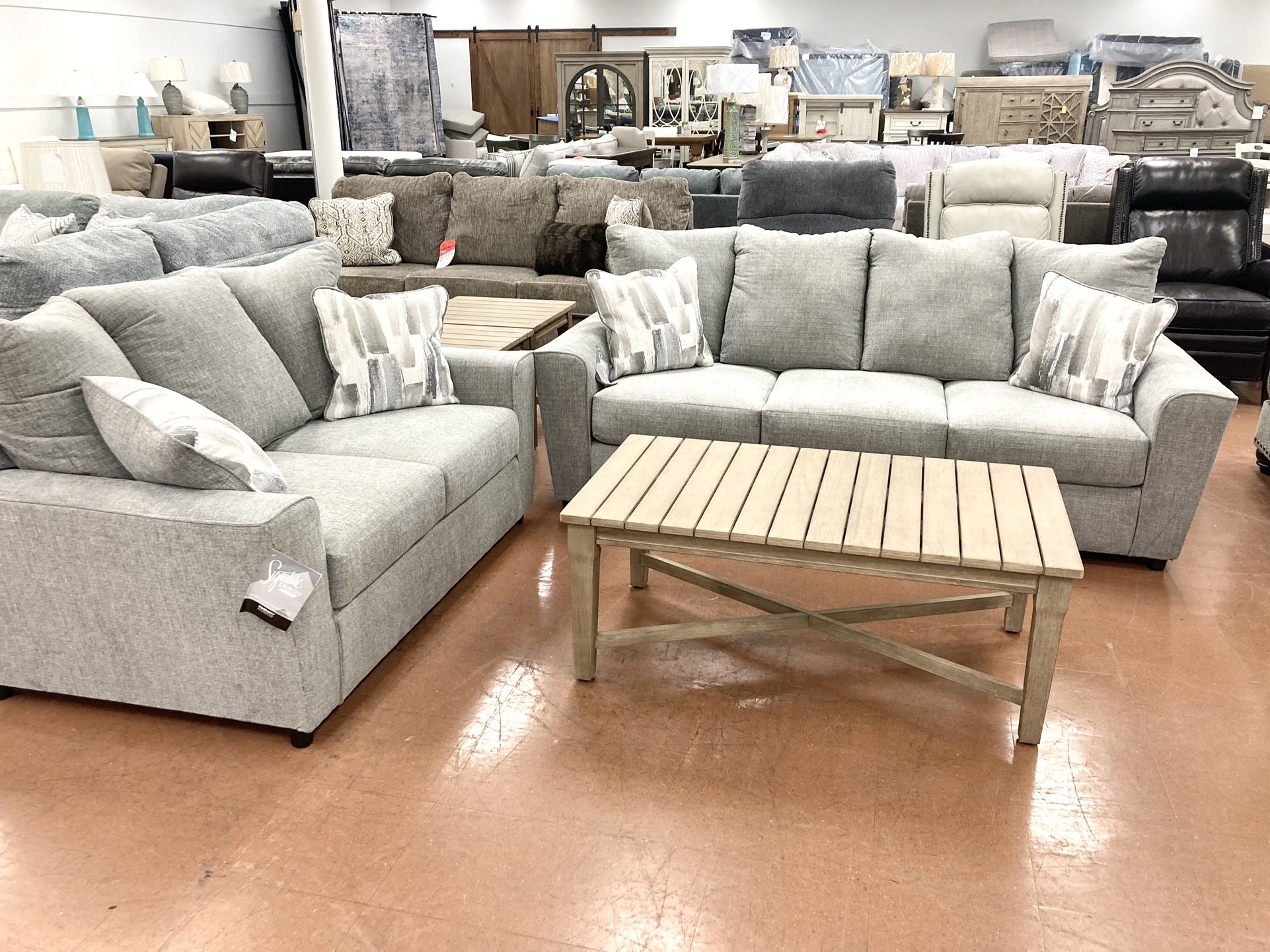 New 86” Sofa & Loveseat — CLEARANCE 