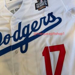 Men's Ohtani WS Dodgers Jerseys 
