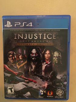 Sony PlayStation ps4 injustice