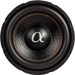 Alphasonik ASW12D AS Series 12" 1200 Watts Max / 400 Watts RMS Dual 4 Ohm Car Subwoofer Stamped Steel Basket with Stronium Magnet Non Pressed Paper Co