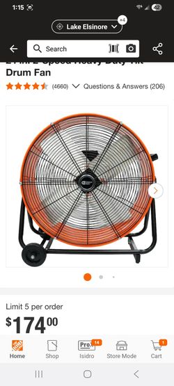 New Commercial fan
