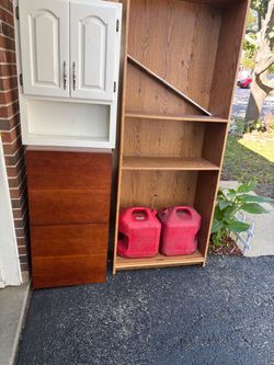 Cabinet, Bookshelf, gas container