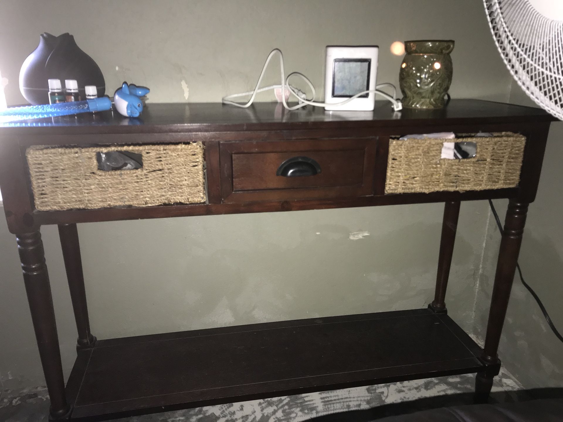 Cute kirklands shelf with baskets! Moving sale