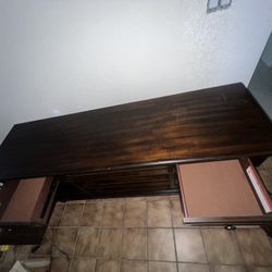 Espresso Wood TV Console – Storage Drawers – Solid Build