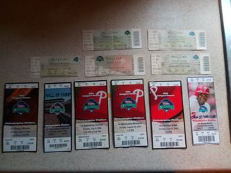 Philly's tickets from 2004