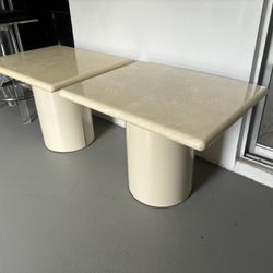 Pair of Postmodern Side Tables 