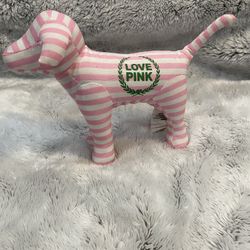 Pink Collectible Plush Dog