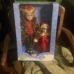 Holliday Sister Porcelain Dolls