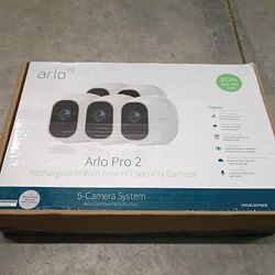 ARLO PRO 2 5- CAMERA SYSTEM. NEW!!!