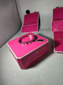 Juicy Couture Silver Studded Bangle 