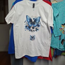 White Butterfly Shirt