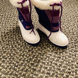 Snow Boots Size 1 Girls