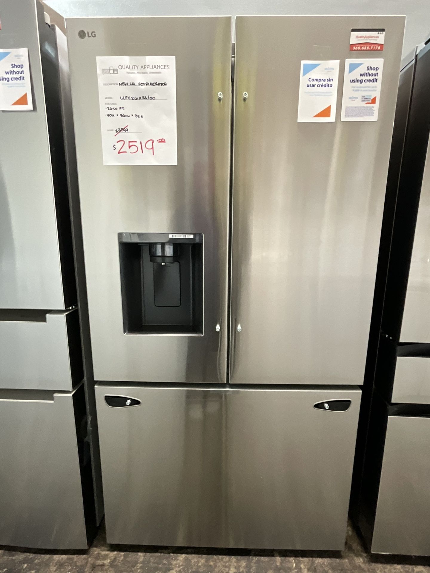 NEW LG FRIDGE