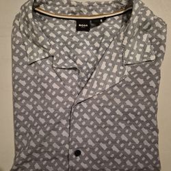 Men's Hugo Boss Beach Shirt Size Medium