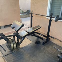 Bench And Weights  