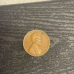 1933 No Mint Mark Bronze Wheat Penny 